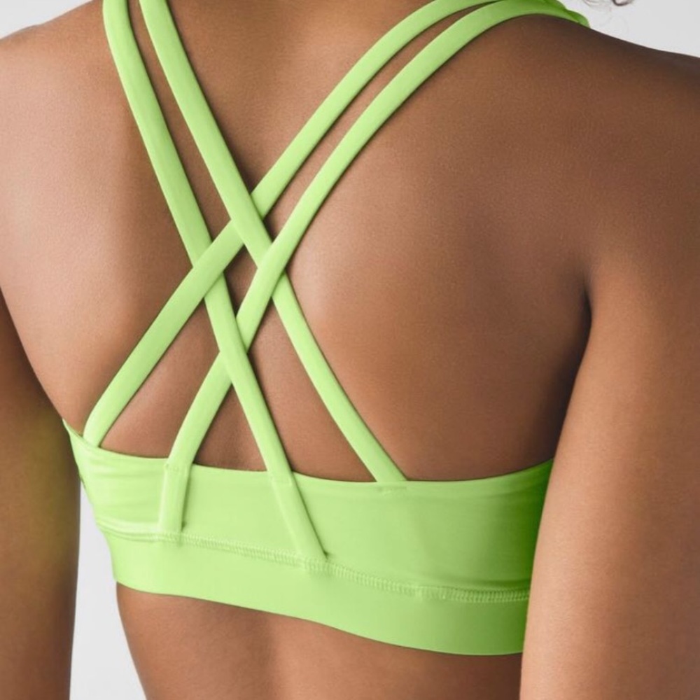 Lululemon Energy Bra Lemon Vibe NWT